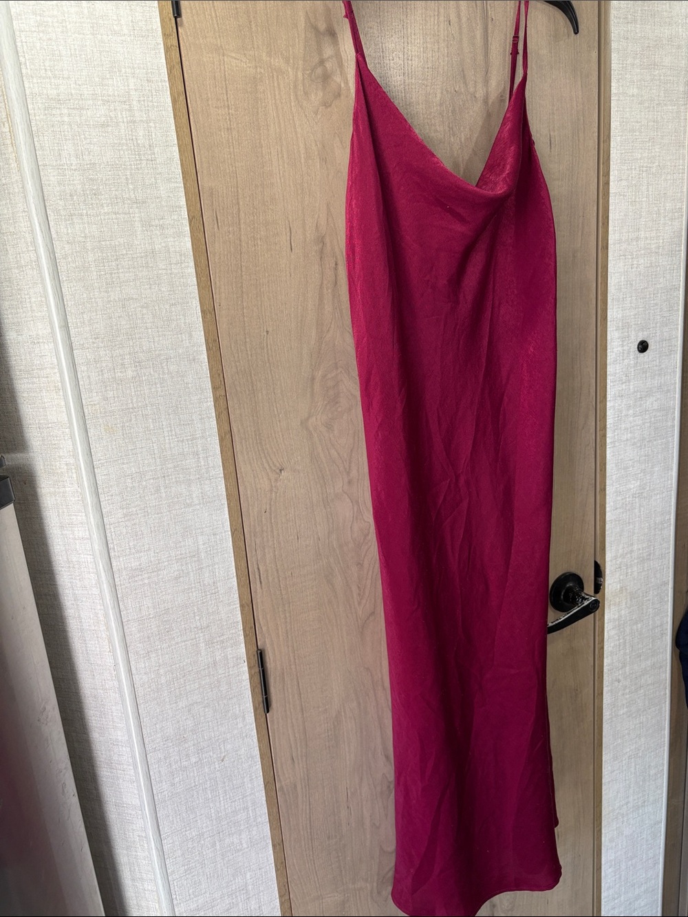 Forever 21 Magenta Slip Maxi Dress